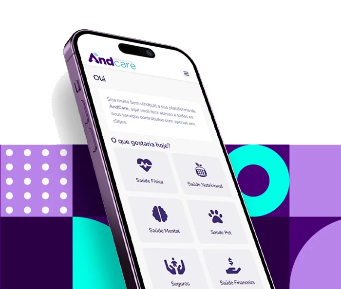 Plataforma AndCare pronta para uso