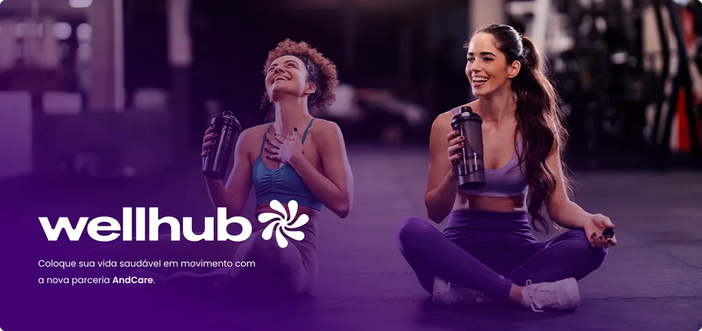 Parceria AndCare e Wellhub para acesso a academias
